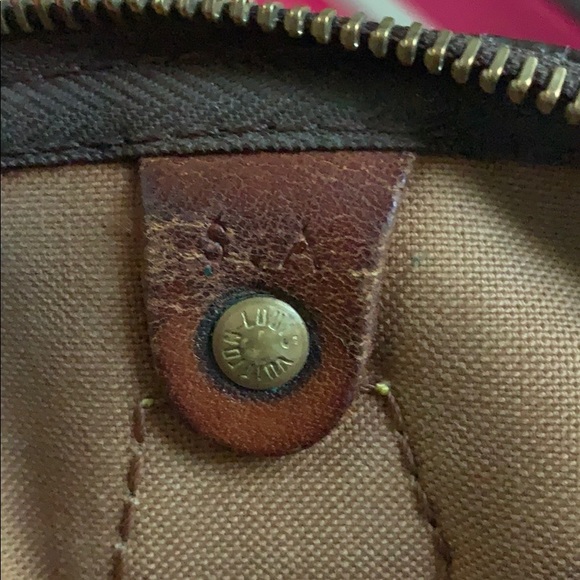 Louis Vuitton Speedy 30 Authentic MM Vtg Satchel - Picture 8 of 8